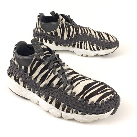 Nike Air Footscape Woven Chukka Zebra Print - Picture 1 of 15